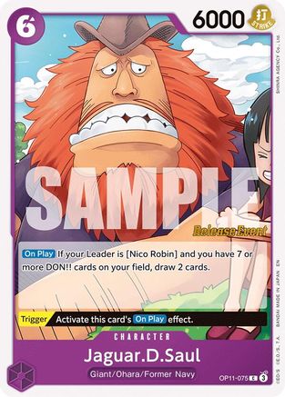 Jaguar.D.Saul [A Fist of Divine Speed Release Event Cards] Common