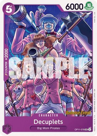 Decuplets [A Fist of Divine Speed Release Event Cards] Uncommon