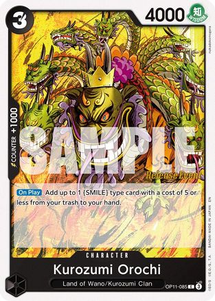 Kurozumi Orochi [A Fist of Divine Speed Release Event Cards] Common