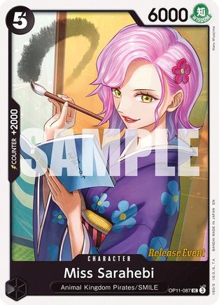 Miss Sarahebi [A Fist of Divine Speed Release Event Cards] Uncommon
