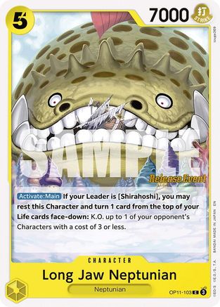 Long-Jaw Neptunian [A Fist of Divine Speed Release Event Cards] Common