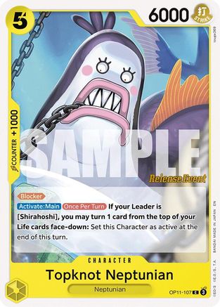 Topknot Neptunian [A Fist of Divine Speed Release Event Cards] Common