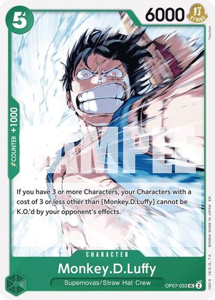 Monkey.D.Luffy (Reprint) [Starter Deck 24: GREEN Jewelry Bonney] Uncommon