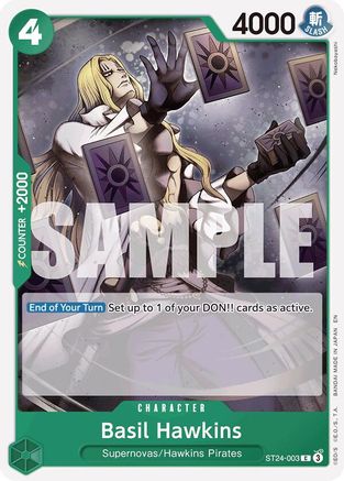 Basil Hawkins [Starter Deck 24: GREEN Jewelry Bonney] Common