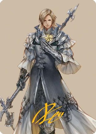 Dion, Bahamut's Dominant Art Card (Gold-Stamped Signature) [Art Series: FINAL FANTASY] Special