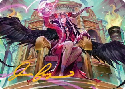 Sorceress's Schemes Art Card (Gold-Stamped Signature) [Art Series: FINAL FANTASY] Special