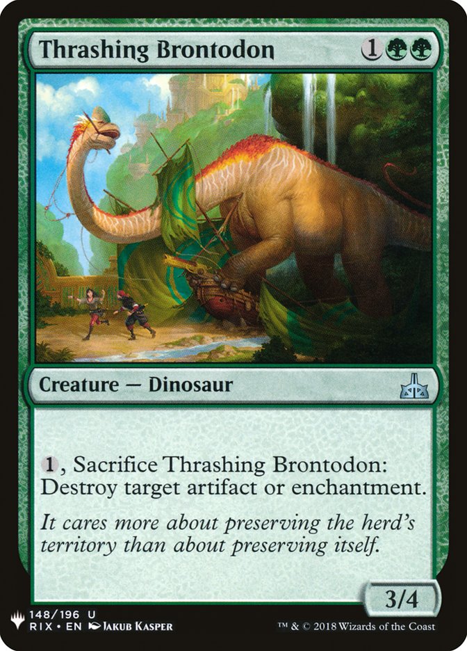 Thrashing Brontodon [Mystery Booster]