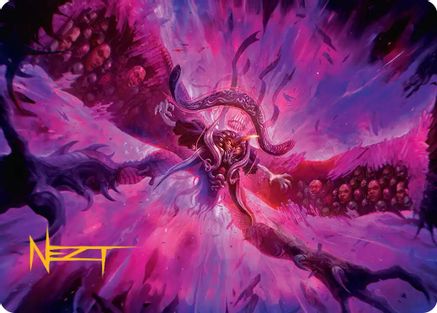 Hades, Sorcerer of Eld Art Card (Gold-Stamped Signature) [Art Series: FINAL FANTASY] Special