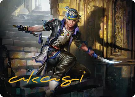 Locke Cole Art Card (Gold-Stamped Signature) [Art Series: FINAL FANTASY] Special