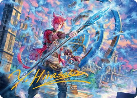 G'raha Tia, Scion Reborn Art Card (19) (Gold-Stamped Signature) [Art Series: FINAL FANTASY] Special
