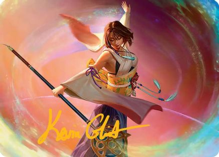 Yuna, Grand Summoner Art Card (Gold-Stamped Signature) [Art Series: FINAL FANTASY] Special