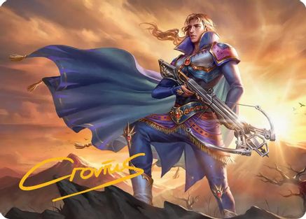 Edgar, Master Machinist Art Card (Gold-Stamped Signature) [Art Series: FINAL FANTASY] Special