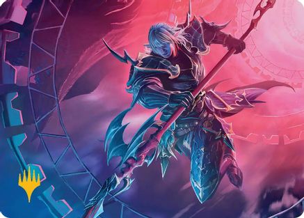 Estinien Varlineau Art Card (Gold-Stamped Planeswalker Symbol) [Art Series: FINAL FANTASY] Special