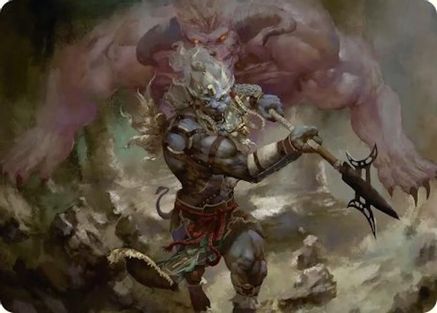 Kimahri, Valiant Guardian Art Card [Art Series: FINAL FANTASY] Special