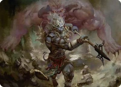 Kimahri, Valiant Guardian Art Card [Art Series: FINAL FANTASY] Special