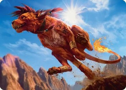 Red XIII, Proud Warrior Art Card [Art Series: FINAL FANTASY] Special