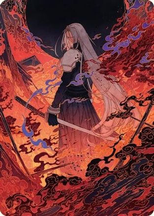 Nibelheim Aflame Art Card [Art Series: FINAL FANTASY] Special