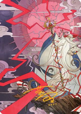 Summon: Esper Ramuh Art Card (Gold-Stamped Signature) [Art Series: FINAL FANTASY] Special