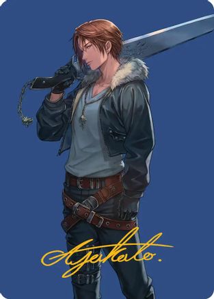 Squall, SeeD Mercenary Art Card (Gold-Stamped Signature) [Art Series: FINAL FANTASY] Special