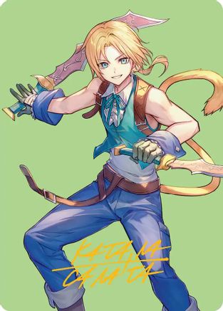Zidane, Tantalus Thief Art Card (Gold-Stamped Signature) [Art Series: FINAL FANTASY] Special