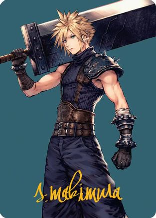Cloud, Ex-SOLDIER Art Card (Gold-Stamped Signature) [Art Series: FINAL FANTASY] Special