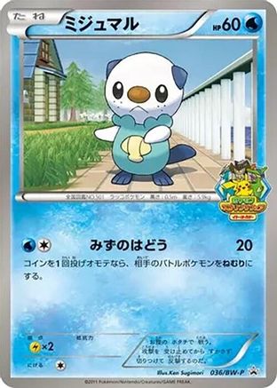 Oshawott 036/BW-P [BWP Promotional cards] (Japanese)