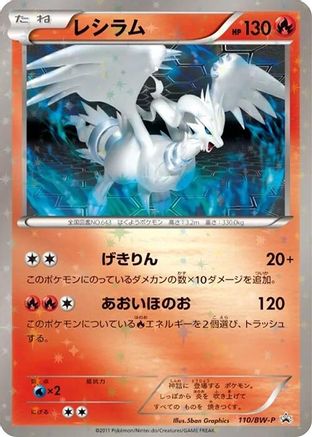 Reshiram 110/BW-P [BWP Promotional cards] Holofoil (Japanese)