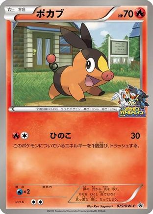Tepig 079/BW-P [BWP Promotional cards] (Japanese)