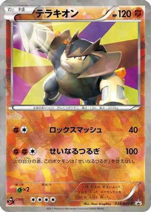 Terrakion 038/BW-P [BWP Promotional cards] Holofoil (Japanese)
