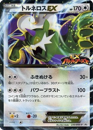 Tornadus EX 230/BW-P [BWP Promotional cards] Holofoil (Japanese)
