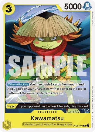 Kawamatsu (Reprint) [Starter Deck 28: GREEN/YELLOW Yamato] Common