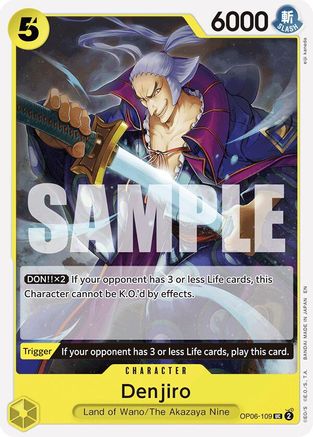 Denjiro (Reprint) [Starter Deck 28: GREEN/YELLOW Yamato] Uncommon