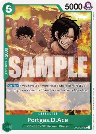 Portgas.D.Ace (Reprint) [Starter Deck 28: GREEN/YELLOW Yamato] Uncommon