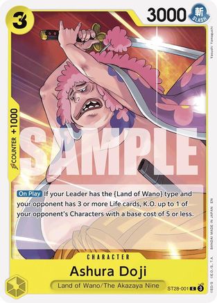 Ashura Doji [Starter Deck 28: GREEN/YELLOW Yamato] Common