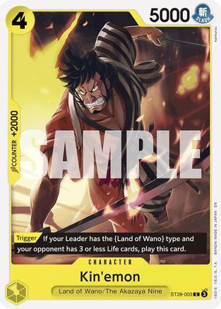 Kin'emon [Starter Deck 28: GREEN/YELLOW Yamato] Common