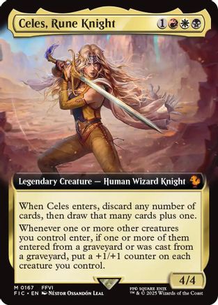 Celes, Rune Knight (Extended Art) [Commander: FINAL FANTASY] Mythic