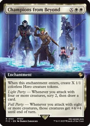 Champions from Beyond (Extended Art) [Commander: FINAL FANTASY] Foil Rare