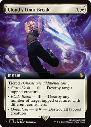 Cloud's Limit Break (Extended Art) [Commander: FINAL FANTASY] Rare