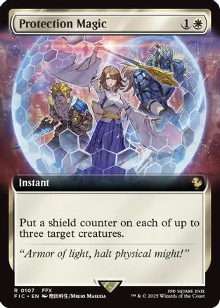 Protection Magic (Extended Art) [Commander: FINAL FANTASY] Foil Rare