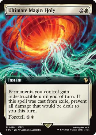 Ultimate Magic: Holy (Extended Art) [Commander: FINAL FANTASY] Rare