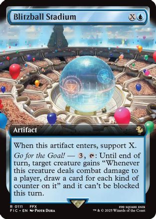 Blitzball Stadium (Extended Art) [Commander: FINAL FANTASY] Rare