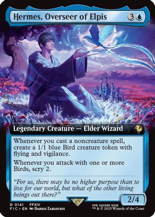 Hermes, Overseer of Elpis (Extended Art) [Commander: FINAL FANTASY] Rare