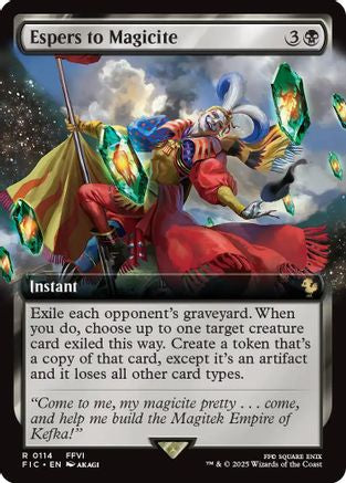 Espers to Magicite (Extended Art) [Commander: FINAL FANTASY] Foil Rare
