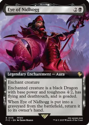 Eye of Nidhogg (Extended Art) [Commander: FINAL FANTASY] Rare