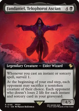 Fandaniel, Telophoroi Ascian (Extended Art) [Commander: FINAL FANTASY] Foil Rare