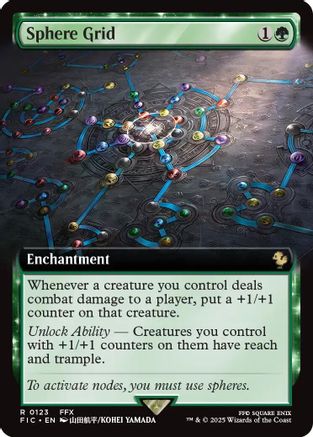 Sphere Grid (Extended Art) [Commander: FINAL FANTASY] Foil Rare