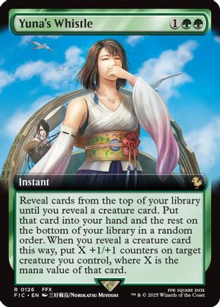 Yuna's Whistle (Extended Art) [Commander: FINAL FANTASY] Rare
