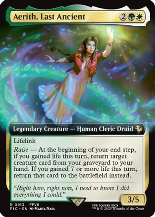 Aerith, Last Ancient (Extended Art) [Commander: FINAL FANTASY] Foil Rare