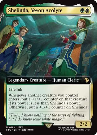 Shelinda, Yevon Acolyte (Extended Art) [Commander: FINAL FANTASY] Rare