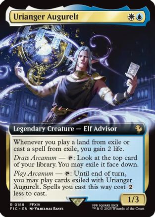 Urianger Augurelt (Extended Art) [Commander: FINAL FANTASY] Rare